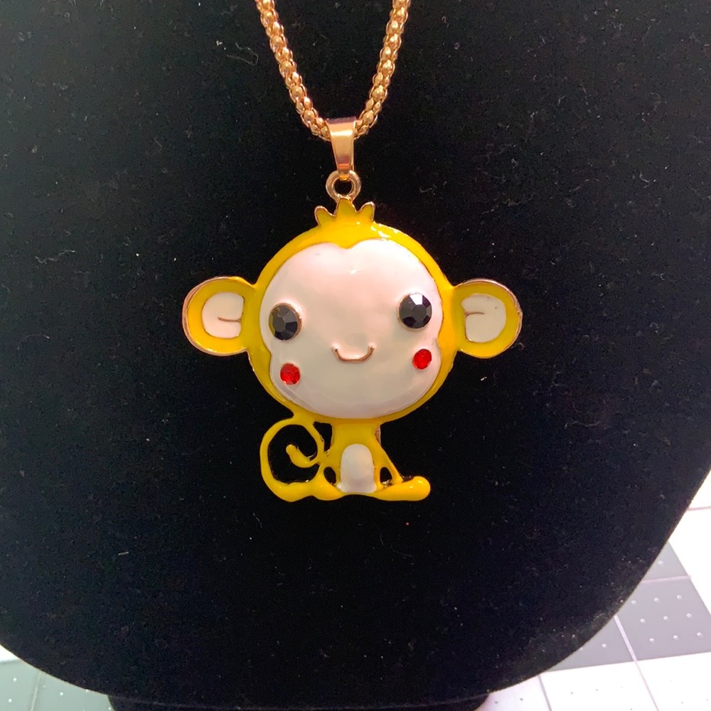 BOGO Cute Monkey Necklace